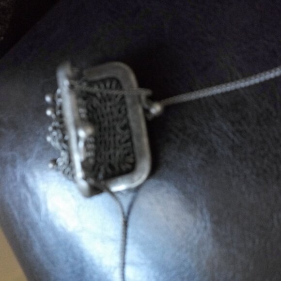 ALL SAINTS SPITALFIELDS RARE NECKLACE PURSE CHAIN MAIL  LONG - Picture 7 of 7